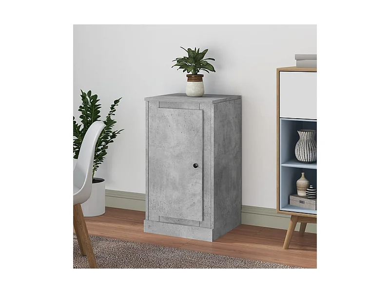 Sideboard Betongrau 37,5x35,5x67,5 cm Holzwerkstoff