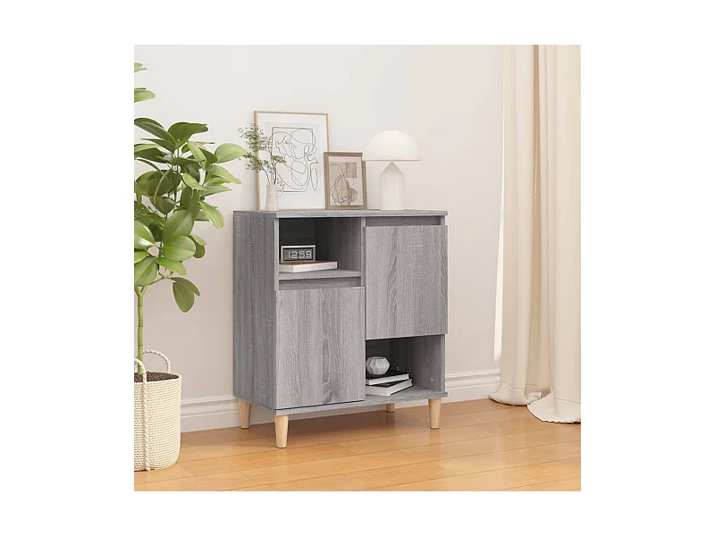 Buffet Sonoma gris 60x35x70 cm Bois d'ingénierie