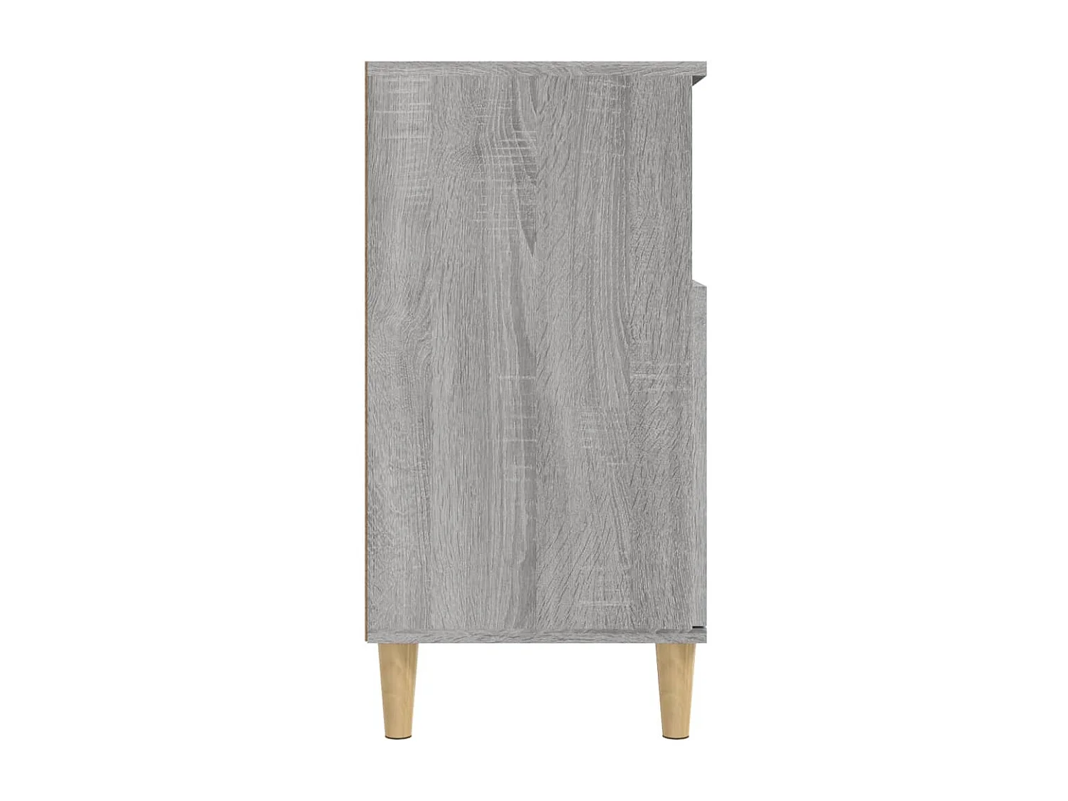 Dressoir 60x35x70 cm bewerkt hout grijs sonoma eikenkleurig