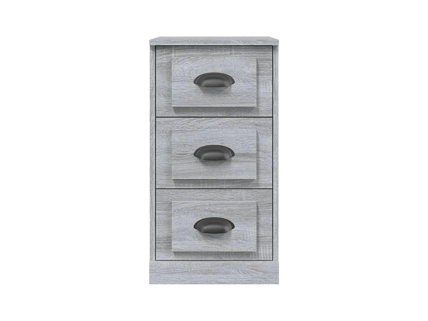 Aparador de madera contrachapada gris Sonoma 36x35,5x67,5 cm