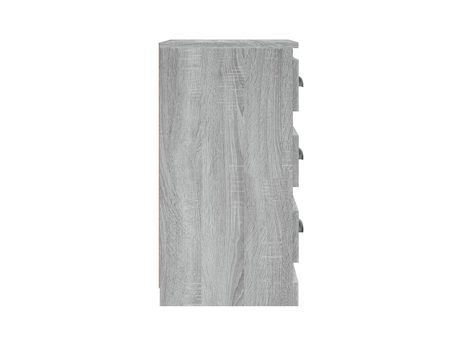 Aparador de madera contrachapada gris Sonoma 36x35,5x67,5 cm