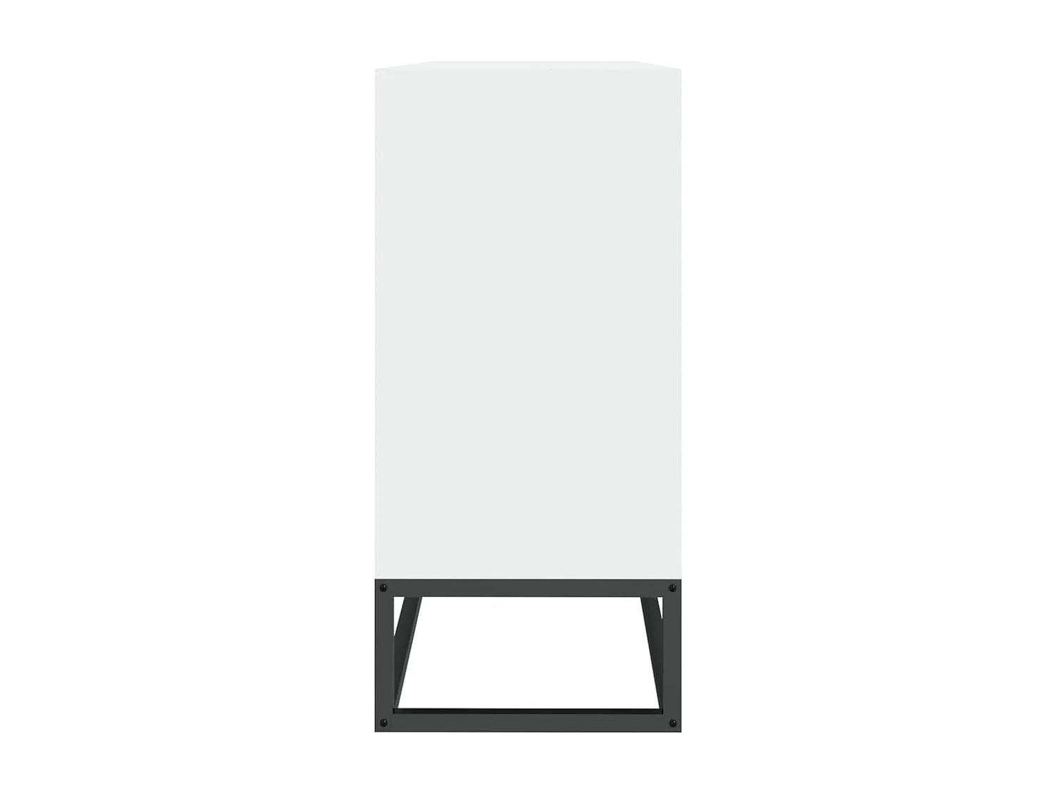 Dressoir 105x30x65 cm bewerkt hout wit