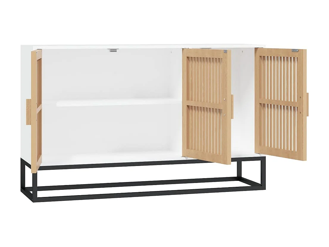 Dressoir 105x30x65 cm bewerkt hout wit