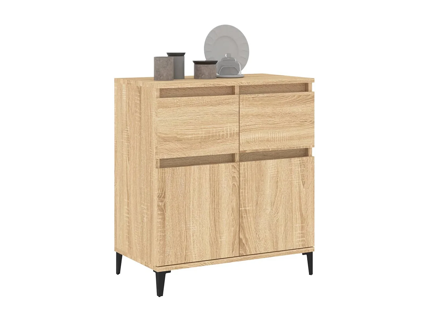 Sideboard Sonoma-Eiche 60x35x70 cm Holzwerkstoff