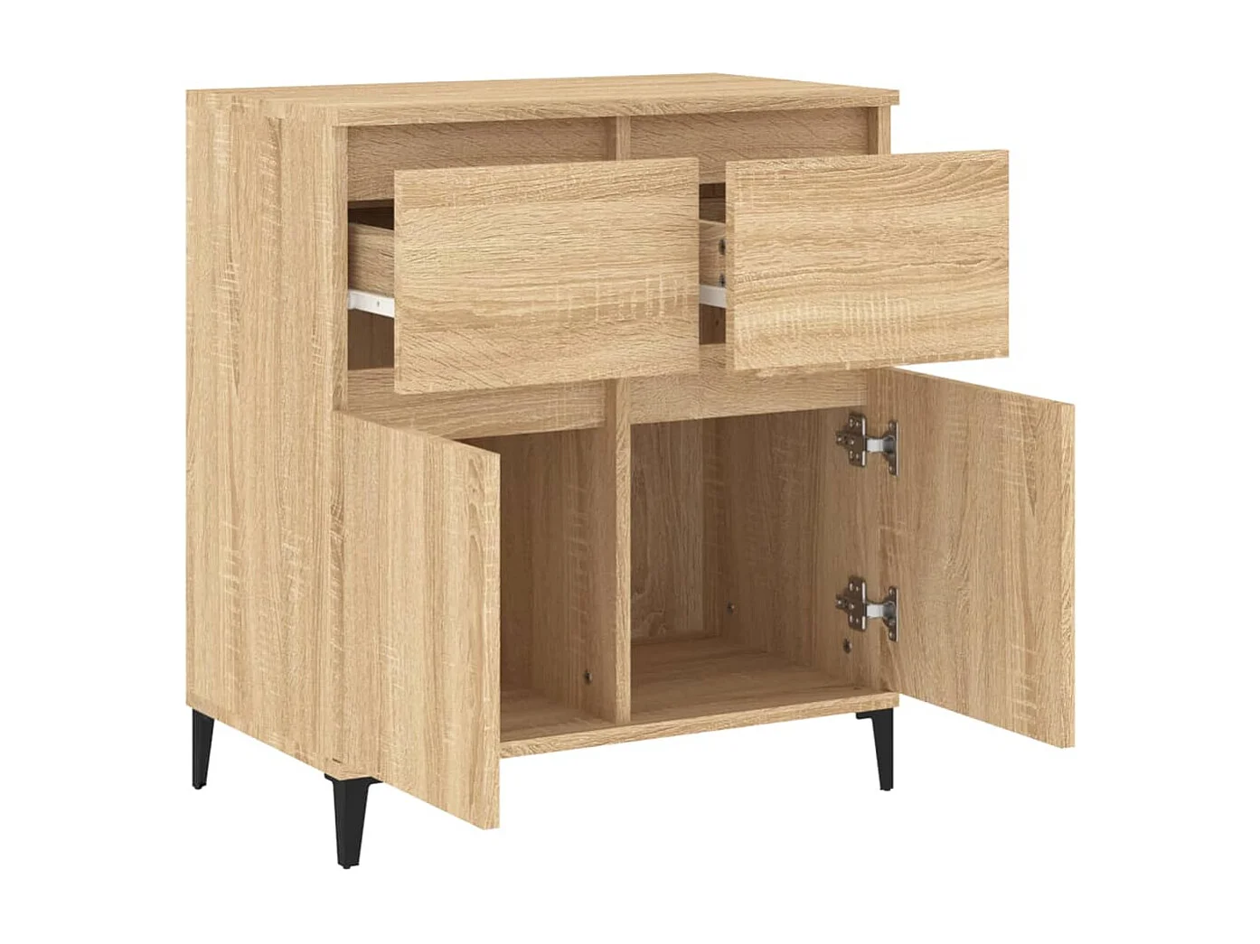 Sideboard Sonoma-Eiche 60x35x70 cm Holzwerkstoff