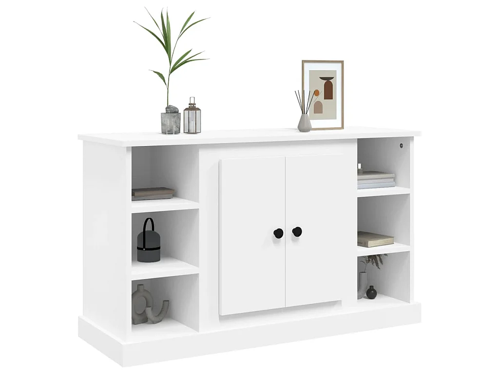 Sideboard Weiß 100x35,5x60 cm Holzwerkstoff