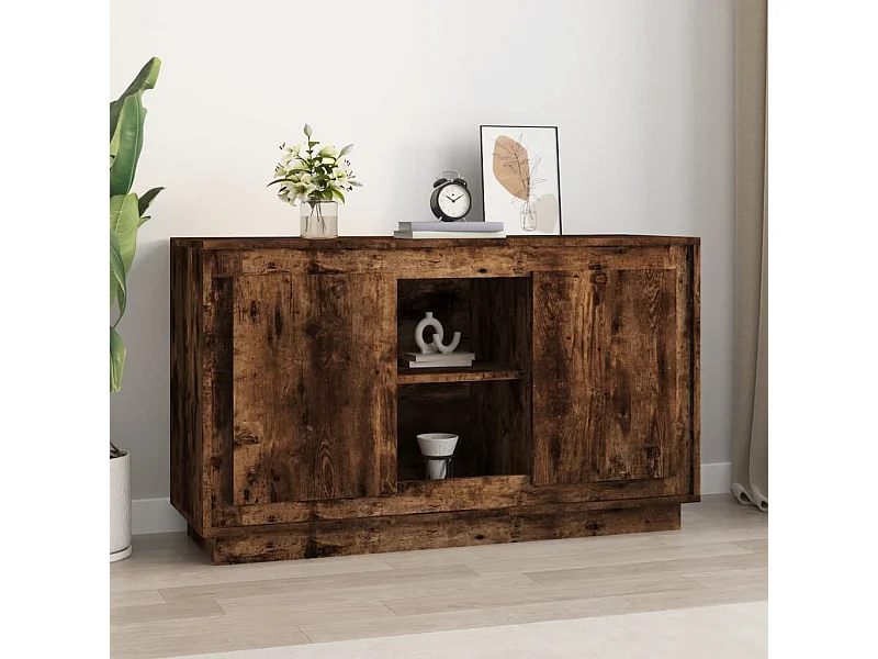 Sideboard Räuchereiche 102x35x60 cm Holzwerkstoff