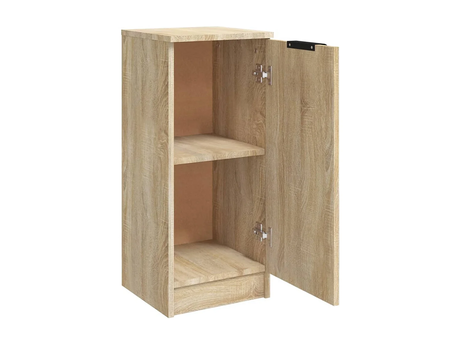 Aparador de madera contrachapada roble Sonoma 30x30x70 cm