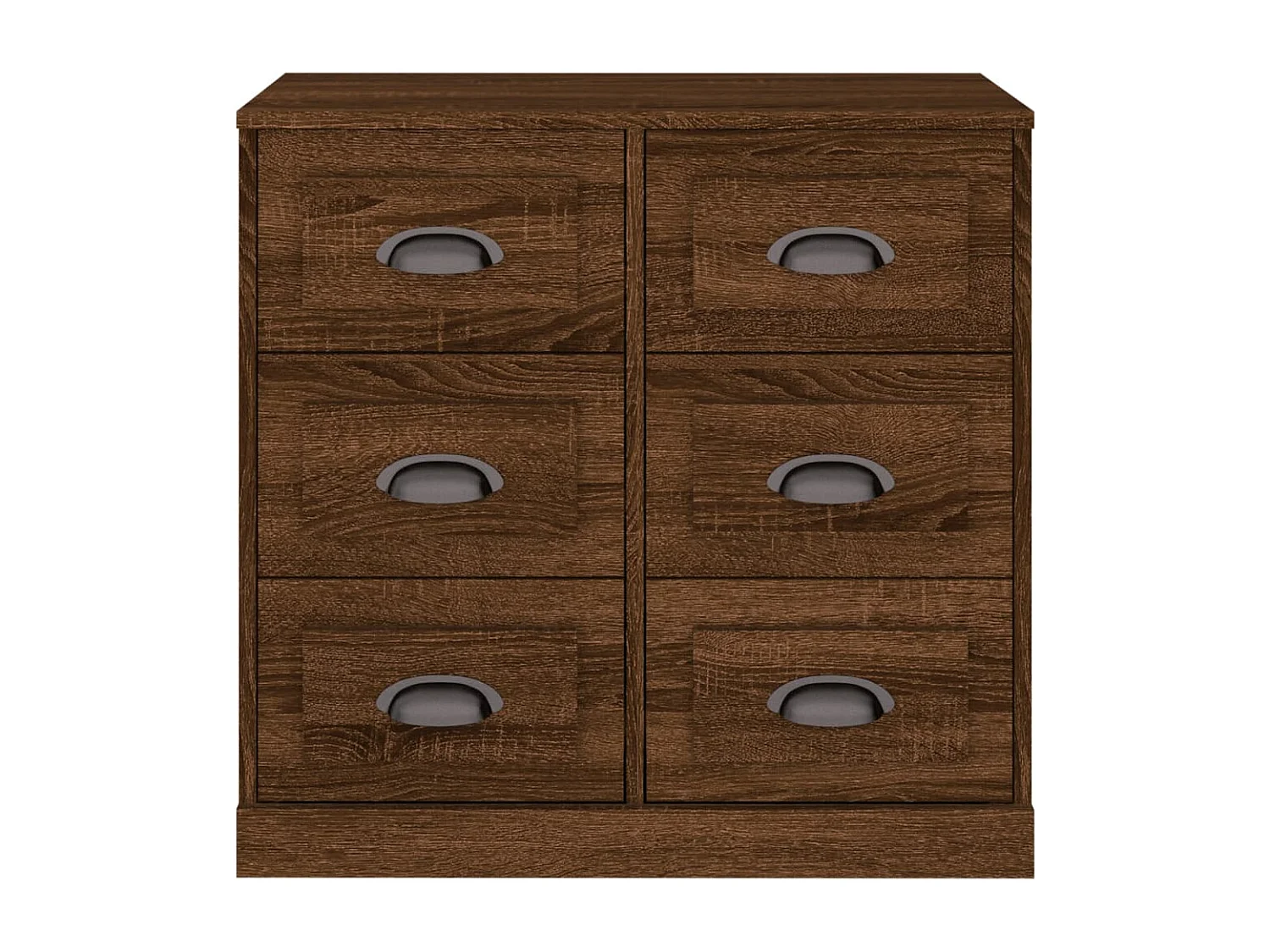 Credenza Rovere Marrone 70x35,5x67,5 cm in Legno Multistrato
