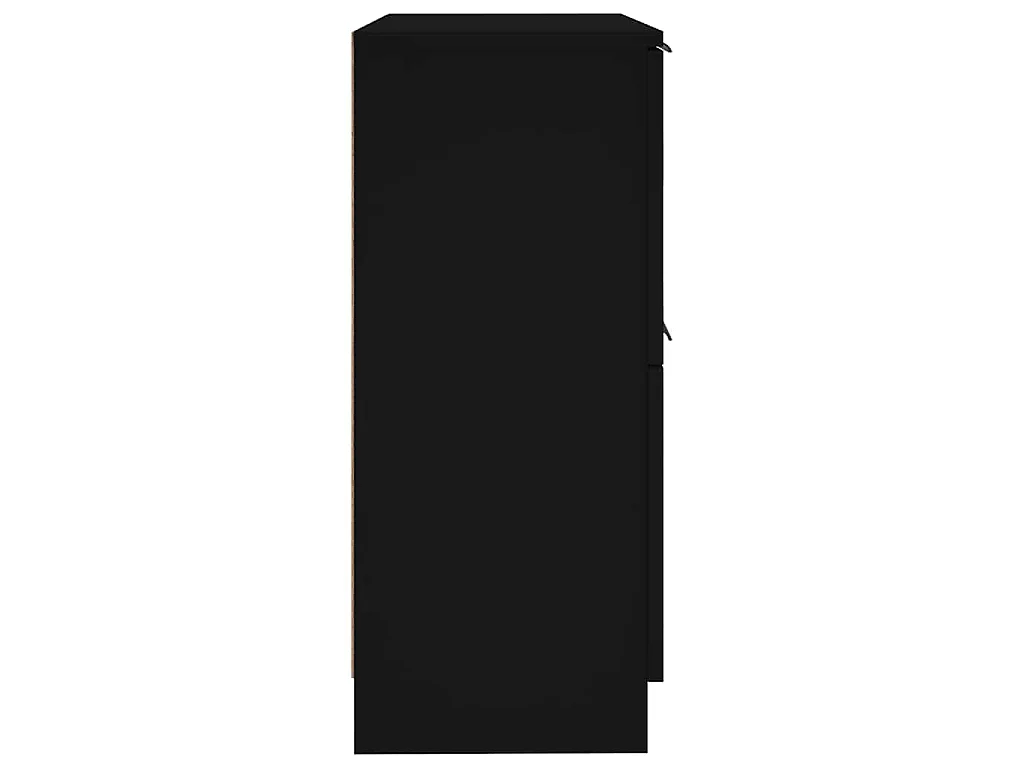 Sideboards 2 Stk. Schwarz 30x30x70 cm Holzwerkstoff