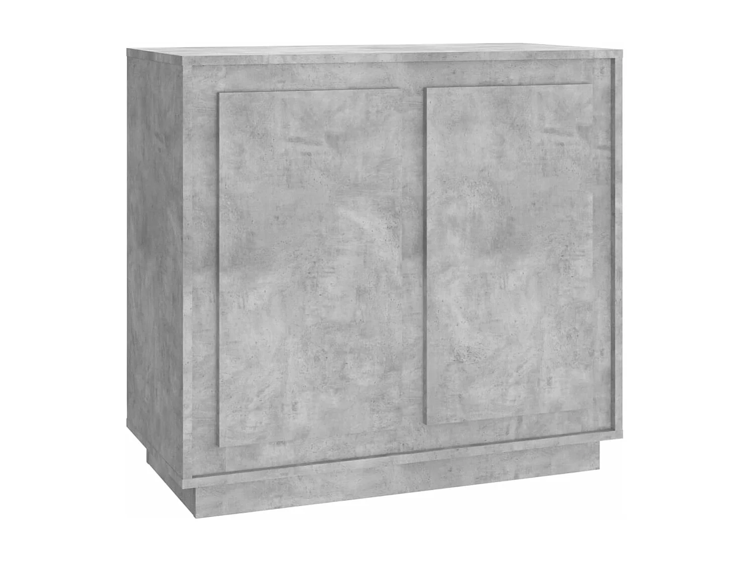 Dressoir 80x34x75 cm bewerkt hout betongrijs