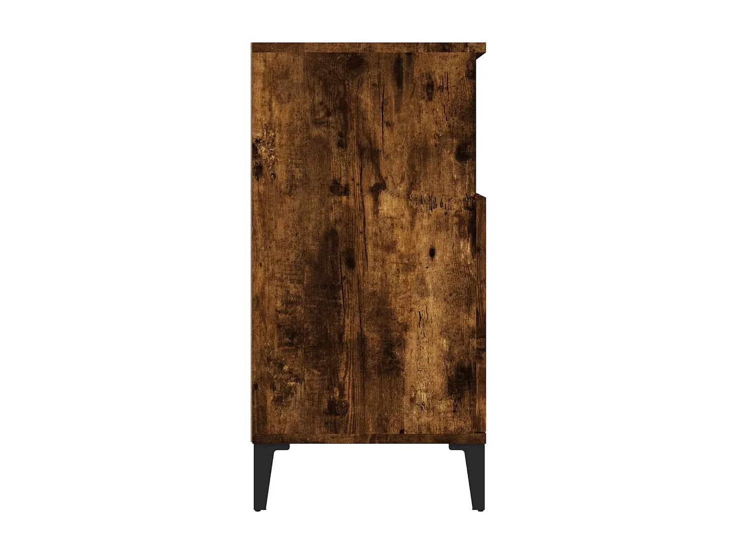 Aparador madera contrachapada color roble ahumado 60x35x70 cm