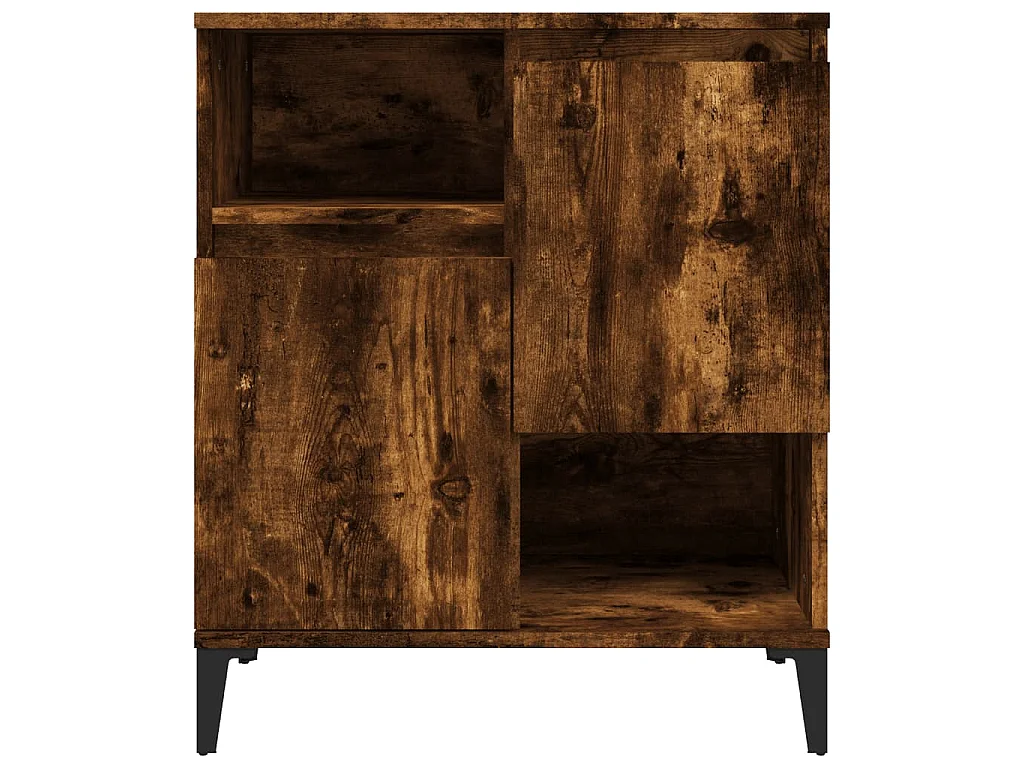 Buffet Chêne fumé 60x35x70 cm Bois d'ingénierie