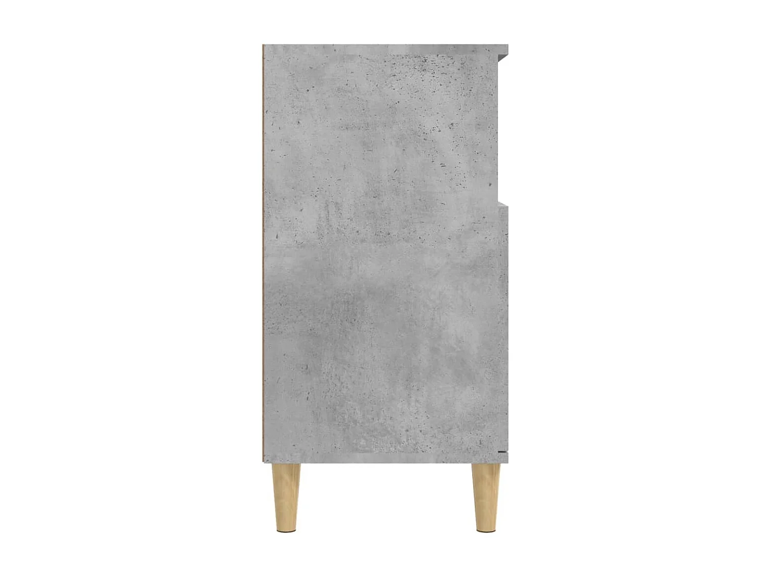 Dressoir 60x35x70 cm bewerkt hout betongrijs