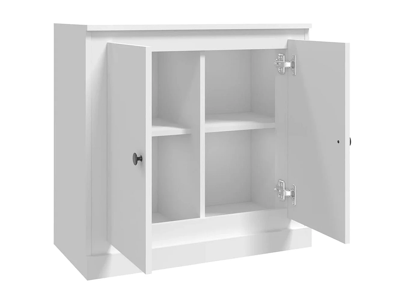 Credenza Bianca 70x35,5x67,5 cm in Legno Multistrato