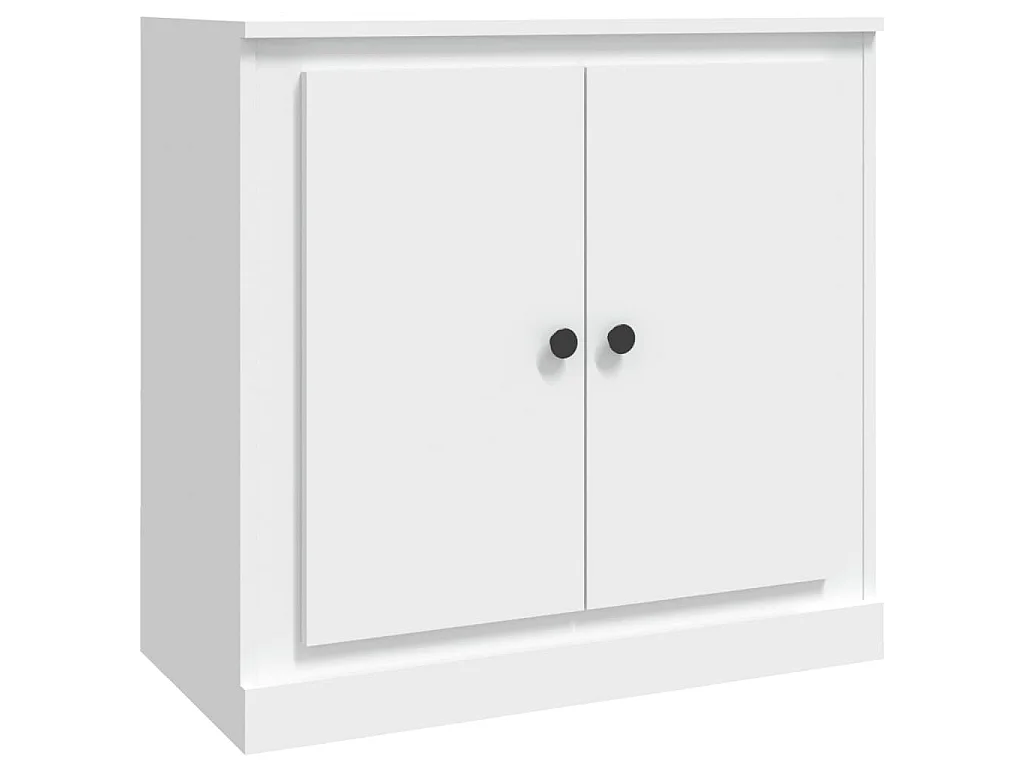 Buffet blanc 70x35,5x67,5 cm bois d'ingénierie