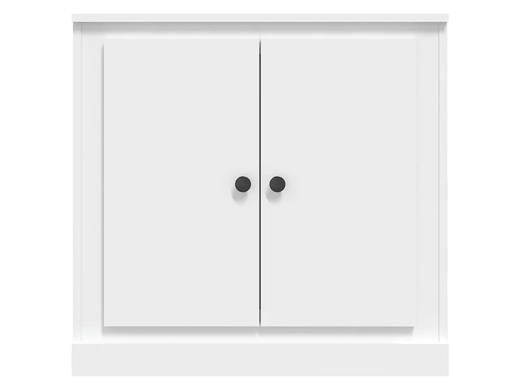 Buffet blanc 70x35,5x67,5 cm bois d'ingénierie