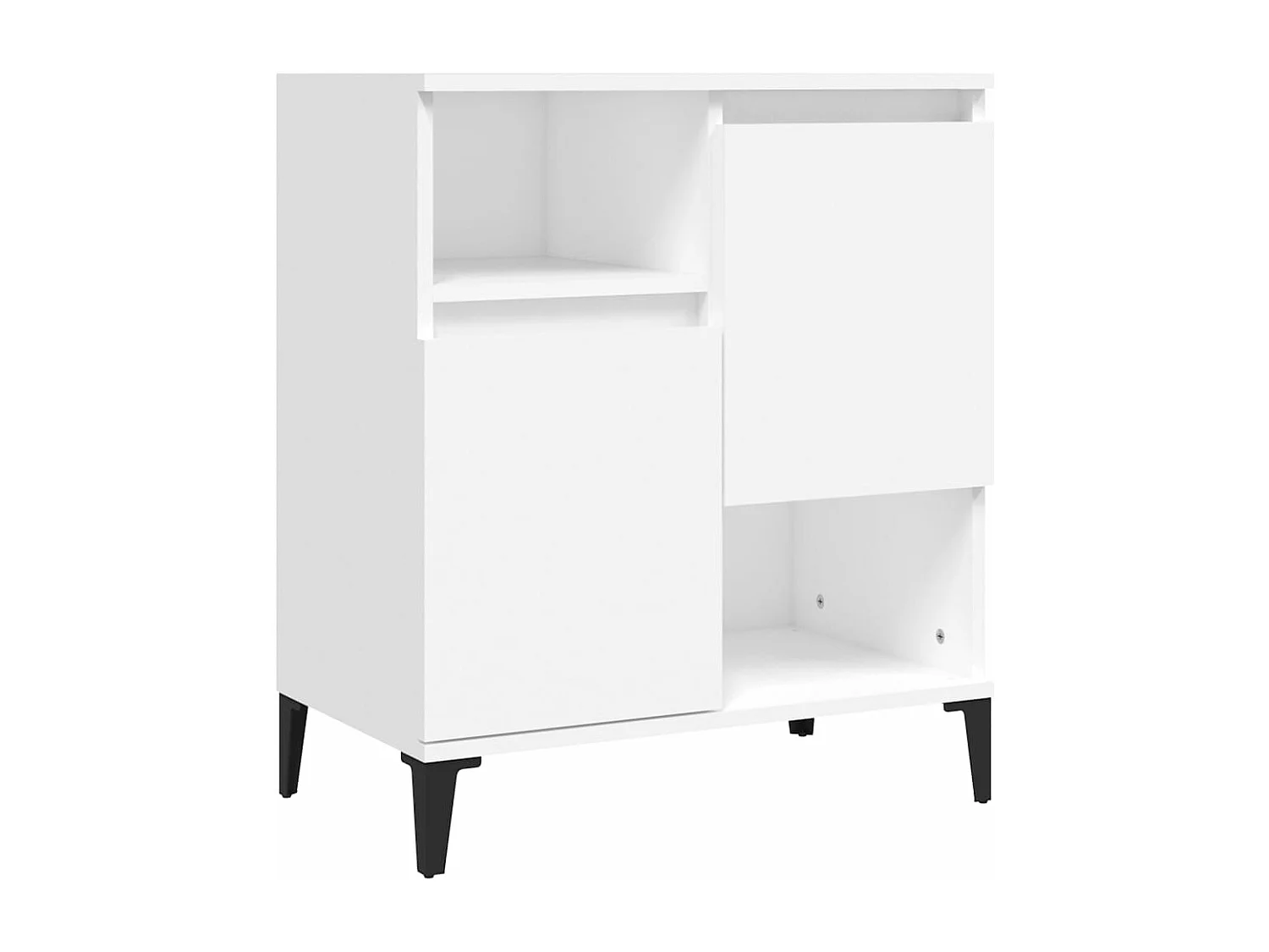 Buffet Blanc 60x35x70 cm Bois d'ingénierie