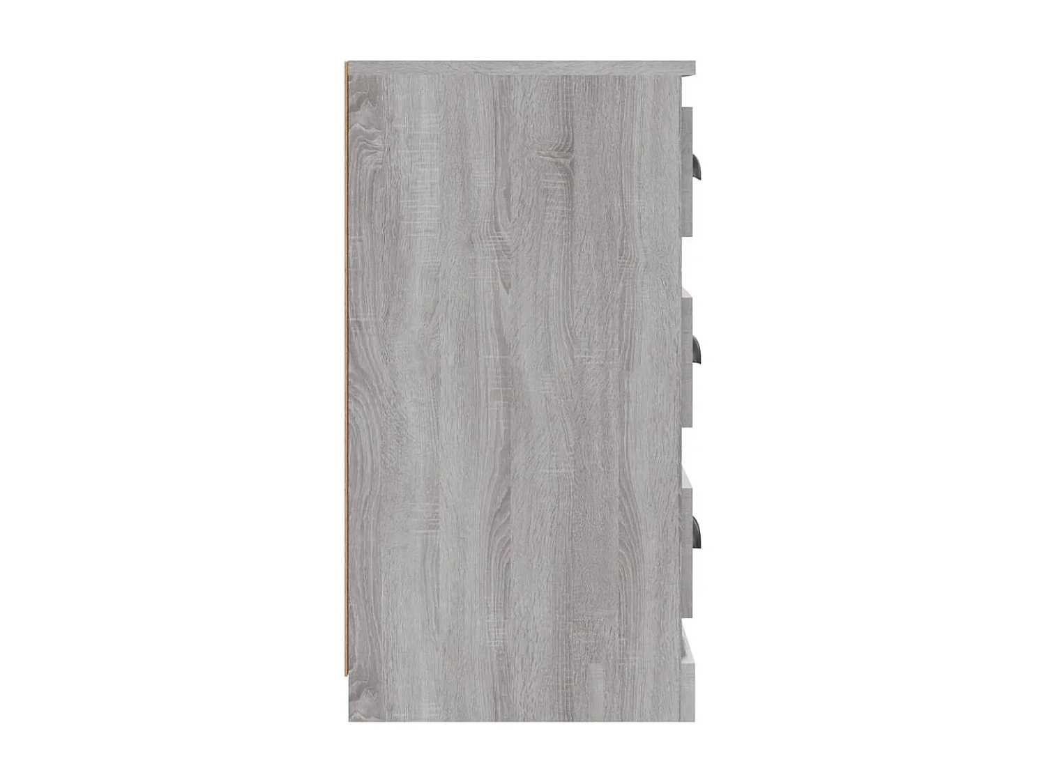 Aparador de madera contrachapada gris Sonoma 70x35,5x67,5 cm