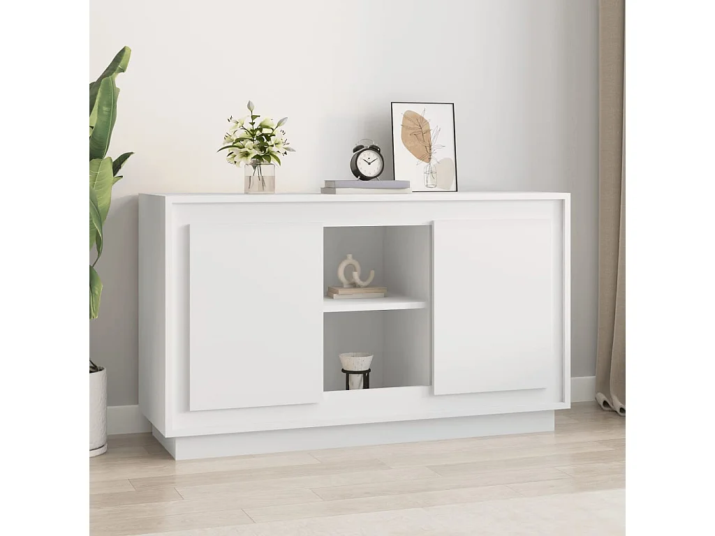 Aparador 102x35x60 cm derivados de madeira branco