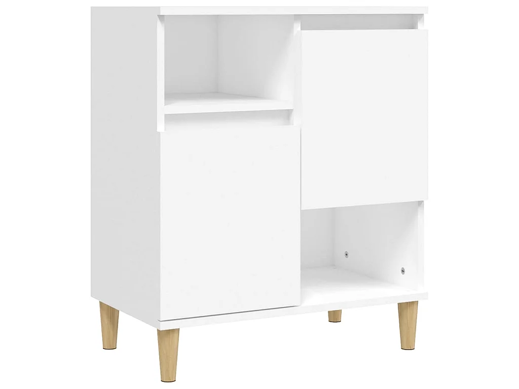 Buffet Blanc 60x35x70 cm Bois d'ingénierie