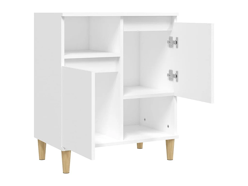 Buffet Blanc 60x35x70 cm Bois d'ingénierie