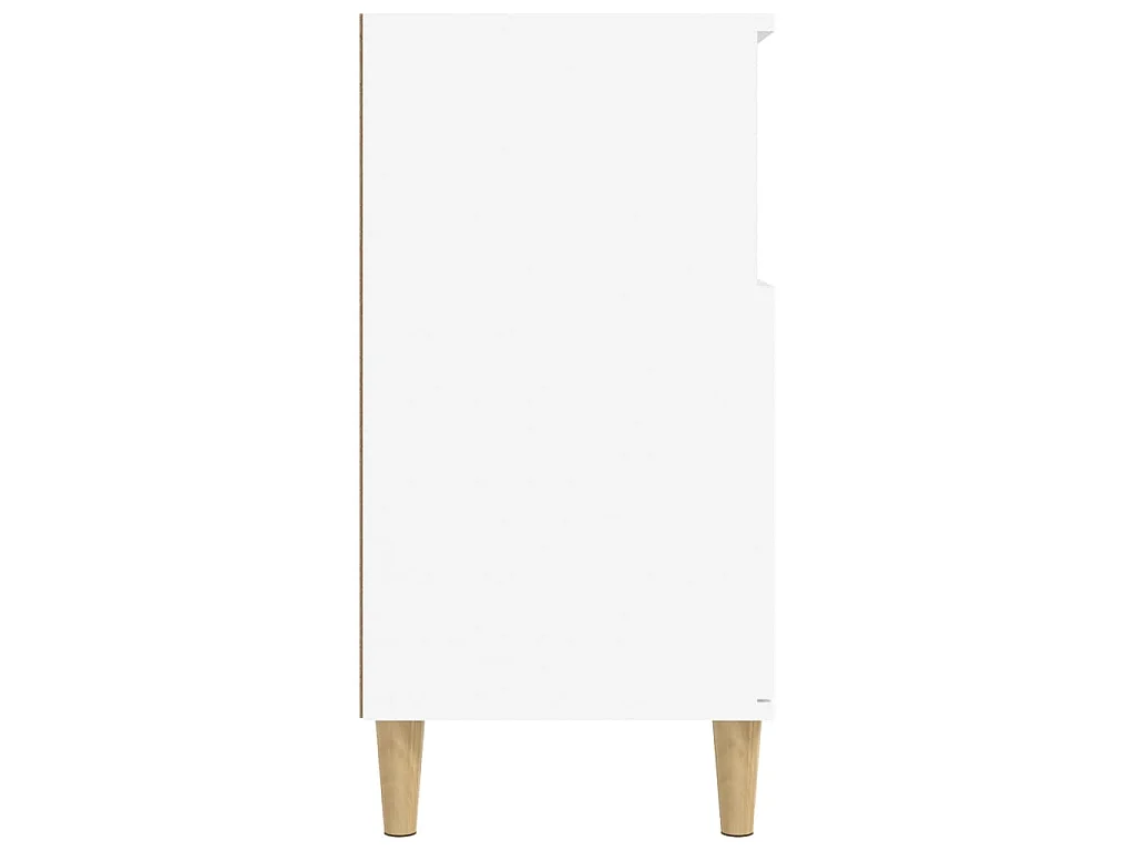 Buffet Blanc 60x35x70 cm Bois d'ingénierie
