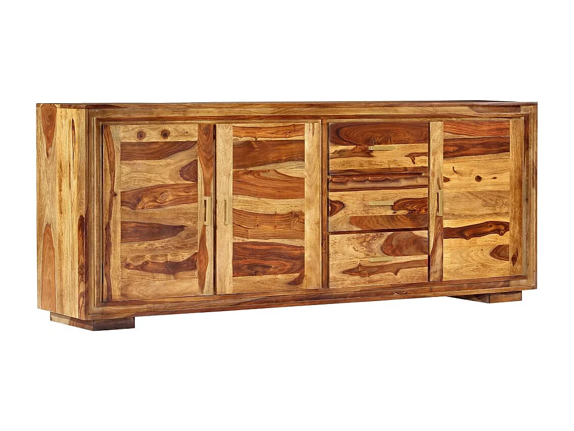 Aparador 200x40x80 cm madeira de acácia maciça