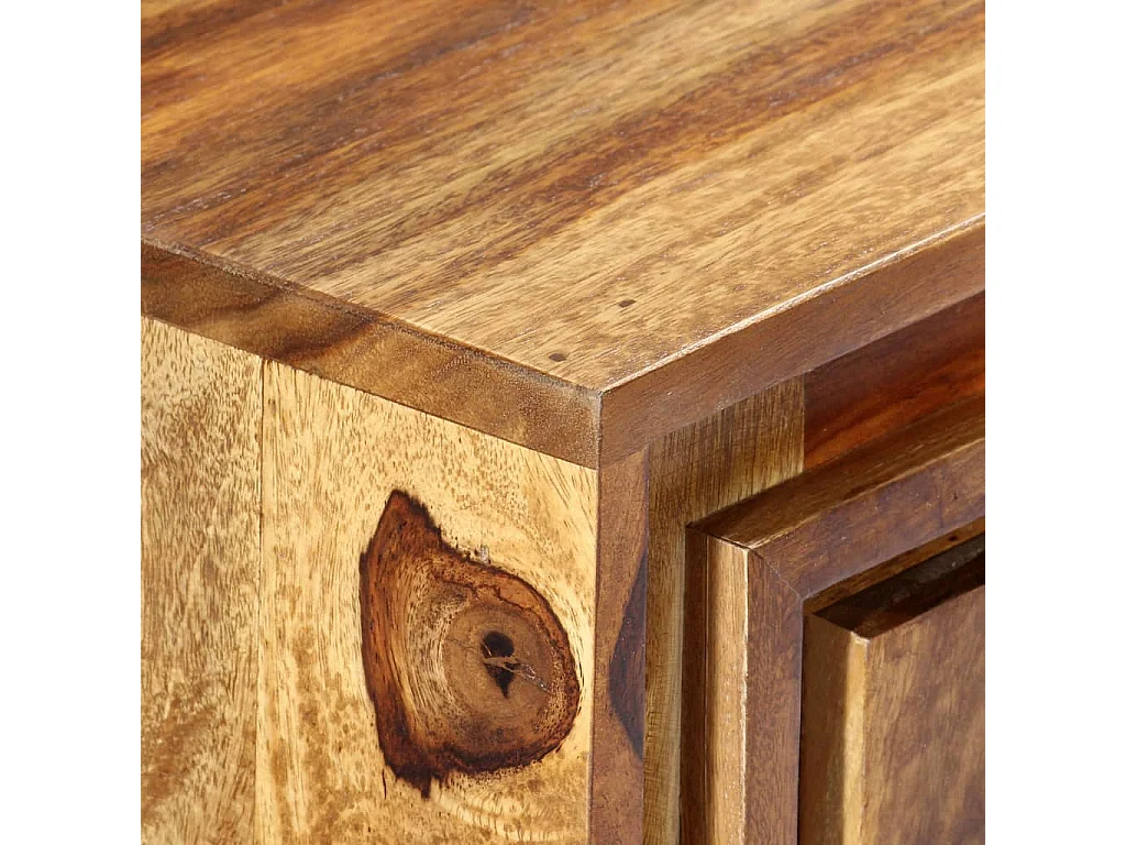 Aparador 200x40x80 cm madeira de acácia maciça