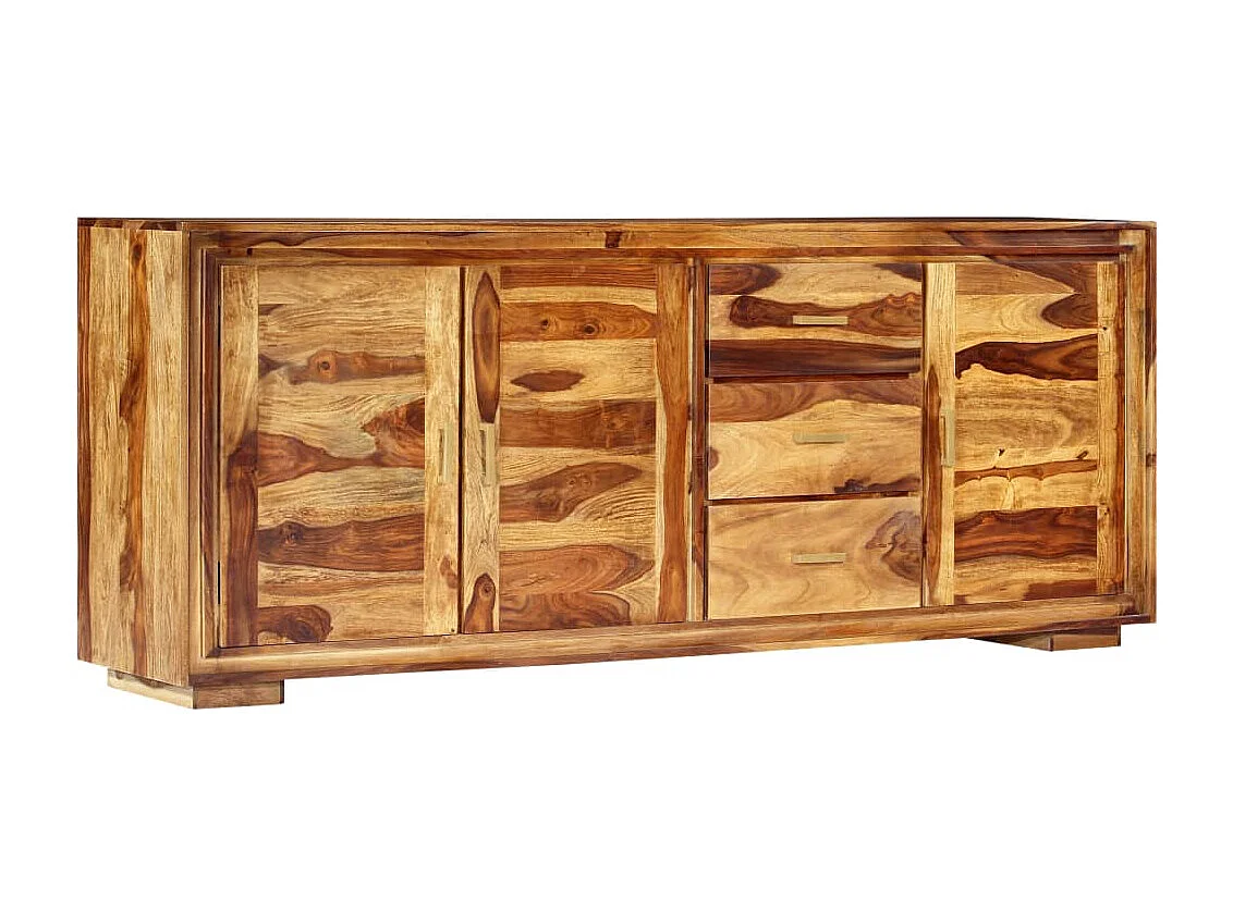 Aparador 200x40x80 cm madeira de acácia maciça