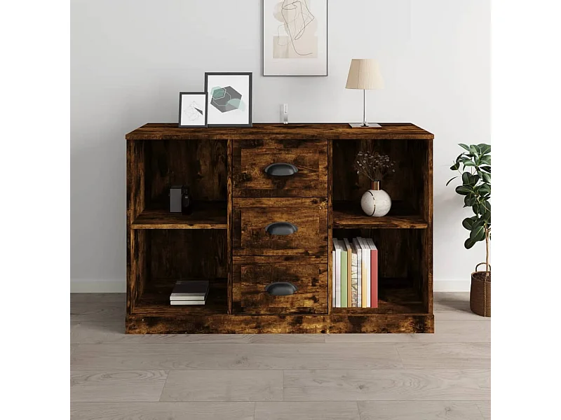 Sideboard Räuchereiche 104,5x35,5x67,5 cm Holzwerkstoff
