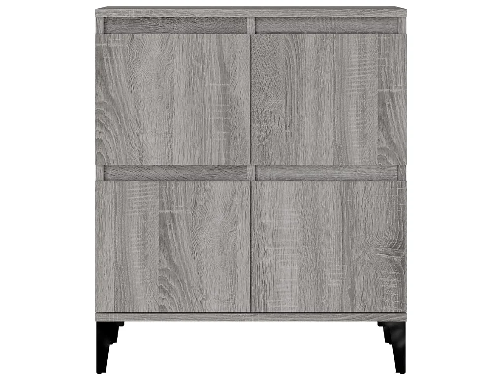 Sideboard Grau Sonoma 60x35x70 cm Holzwerkstoff