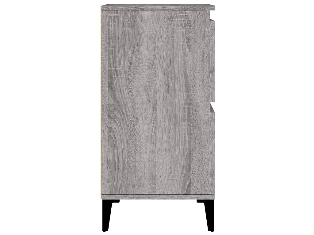 Sideboard Grau Sonoma 60x35x70 cm Holzwerkstoff