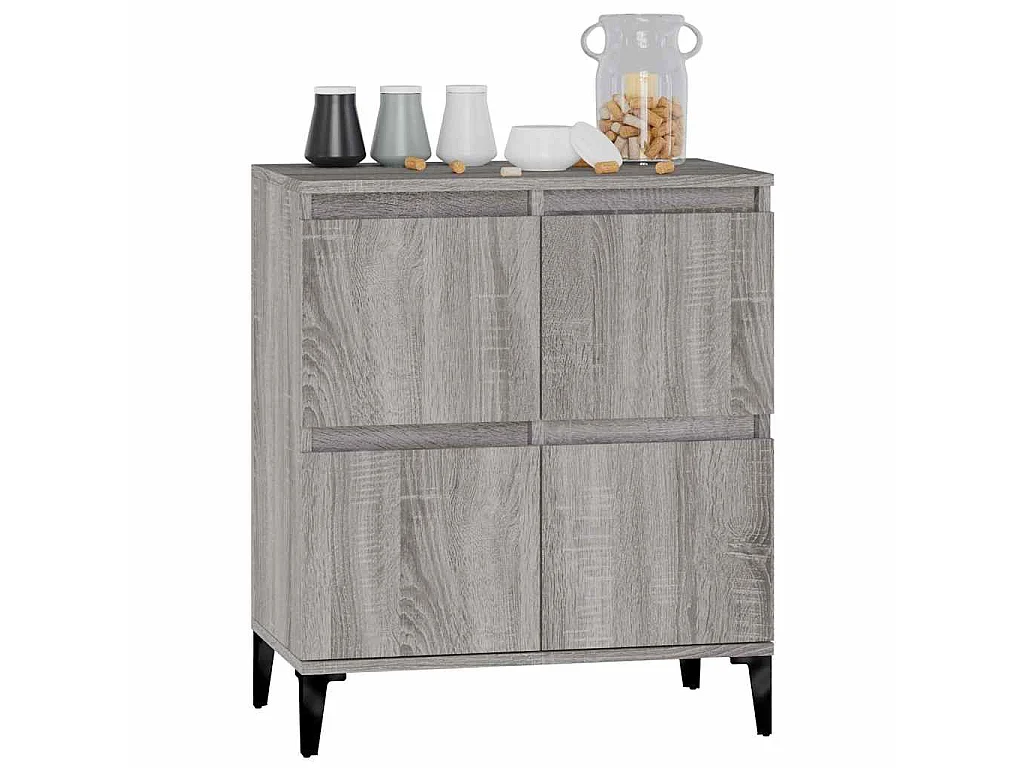 Buffet Sonoma gris 60x35x70 cm Bois d'ingénierie