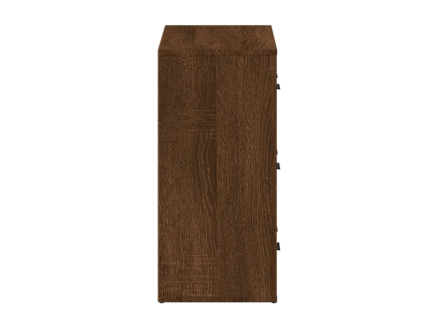 Dressoirs 2 st bewerkt hout bruin eikenkleur