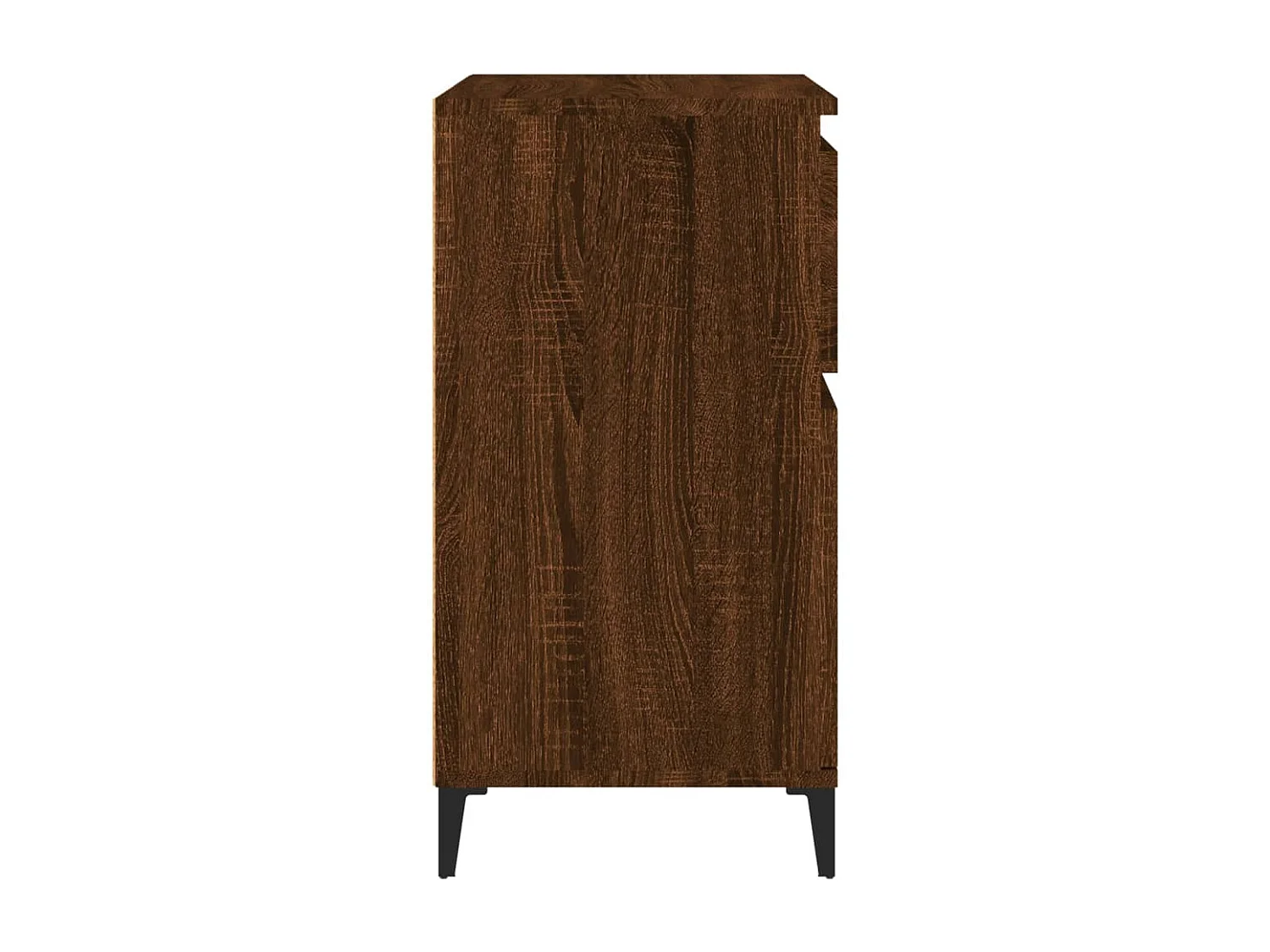 Credenza Rovere Marrone 60x35x70 cm in Legno Multistrato