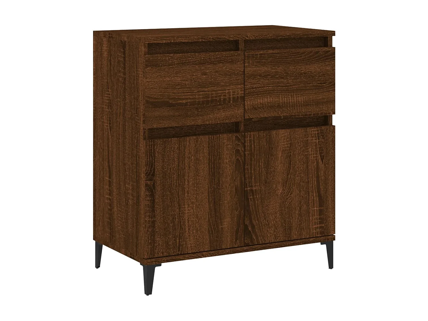 Buffet Chêne marron 60x35x70 cm Bois d'ingénierie