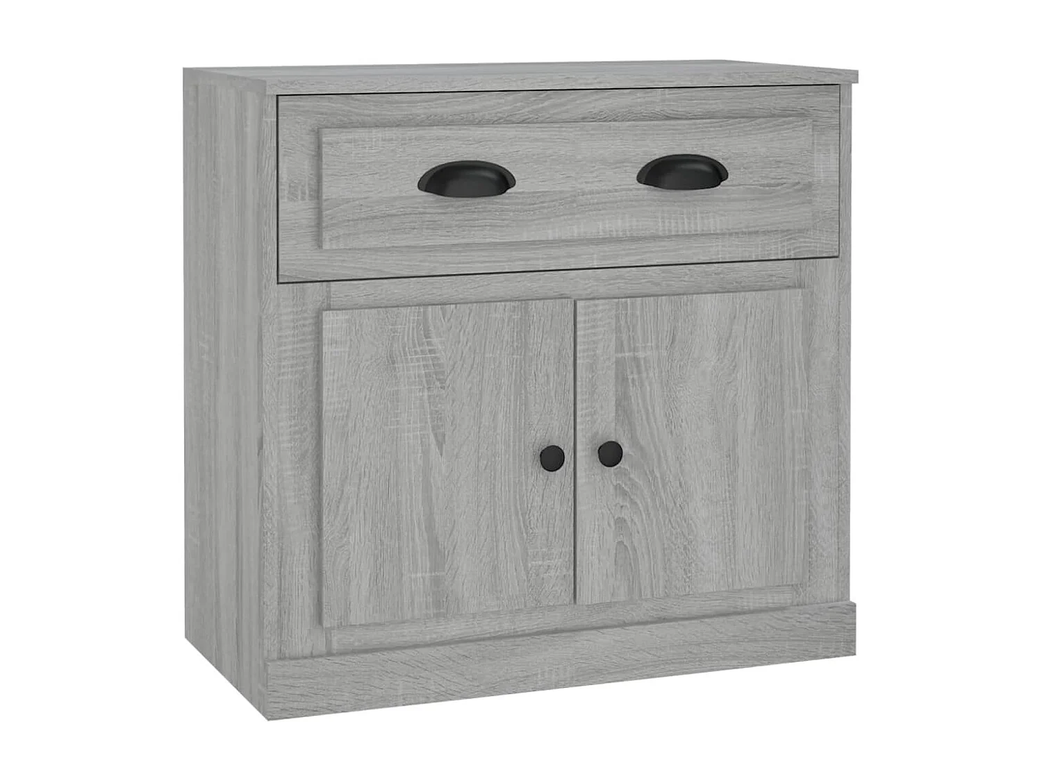 Dressoir 70x35,5x67,5 cm bewerkt hout grijs sonoma eikenkleurig