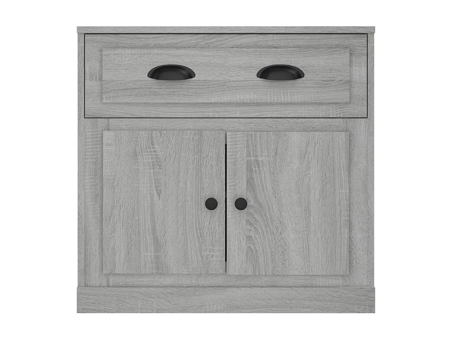 Dressoir 70x35,5x67,5 cm bewerkt hout grijs sonoma eikenkleurig