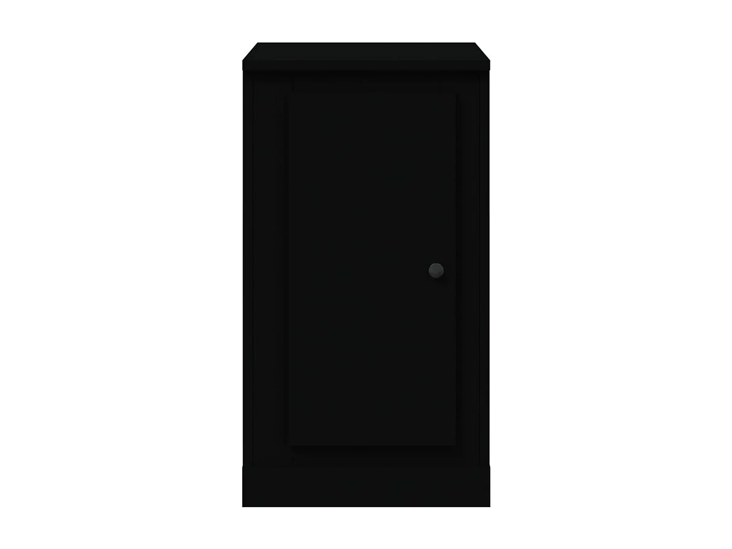 Buffet noir 37,5x35,5x67,5 cm bois d'ingénierie