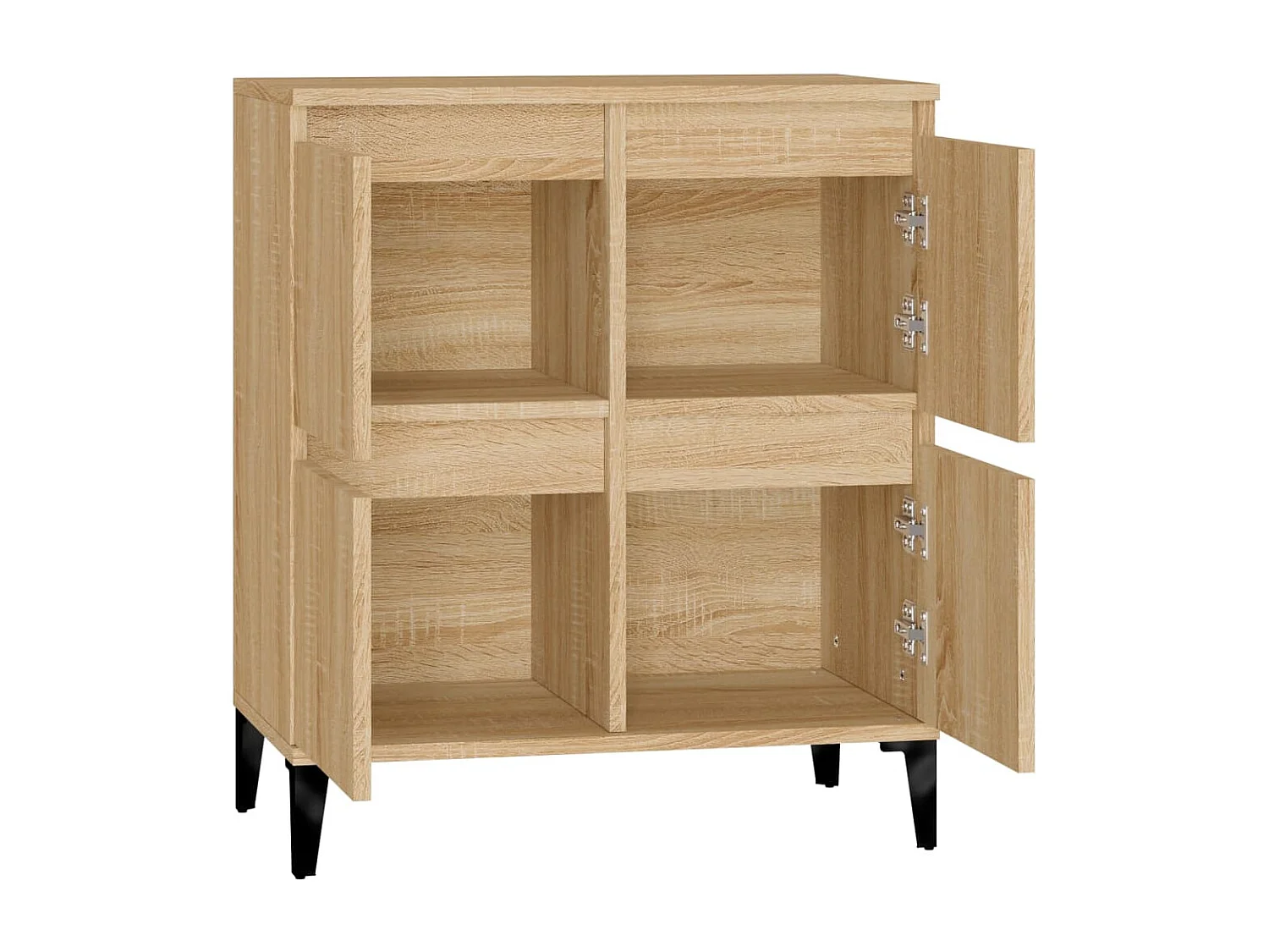 Credenza Rovere Sonoma 60x35x70 cm in Legno Multistrato