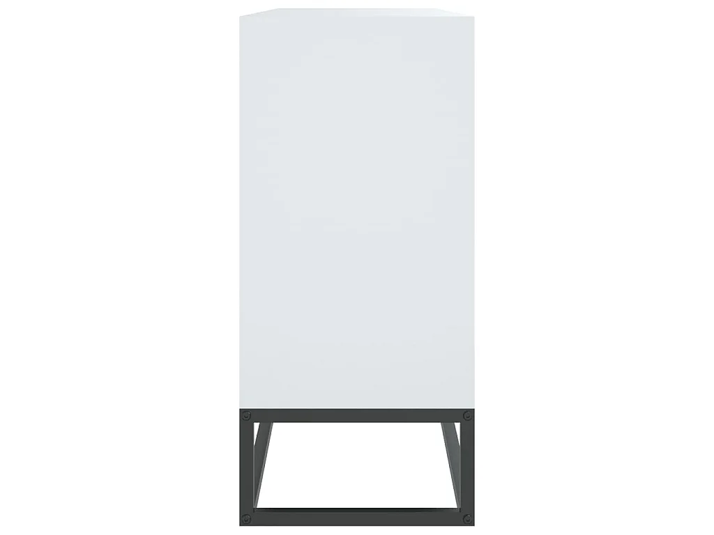 Dressoir 105x30x65 cm bewerkt hout wit