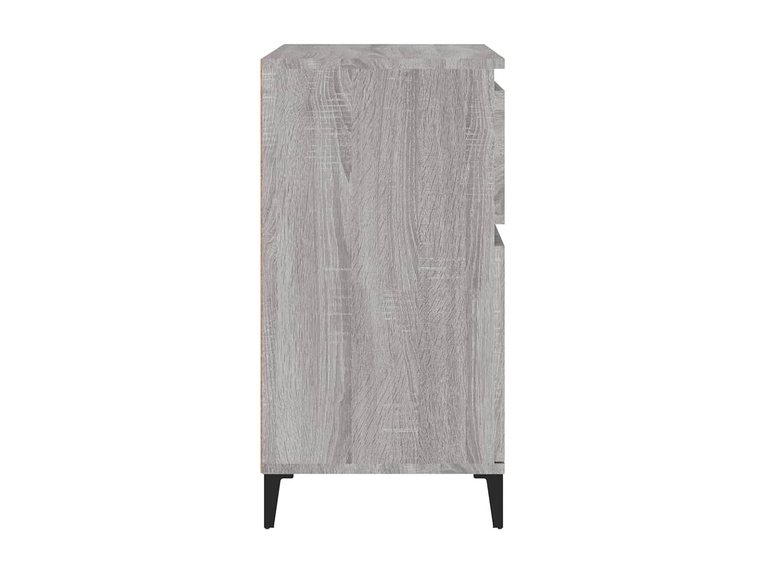 Aparador de madera contrachapada gris Sonoma 60x35x70 cm