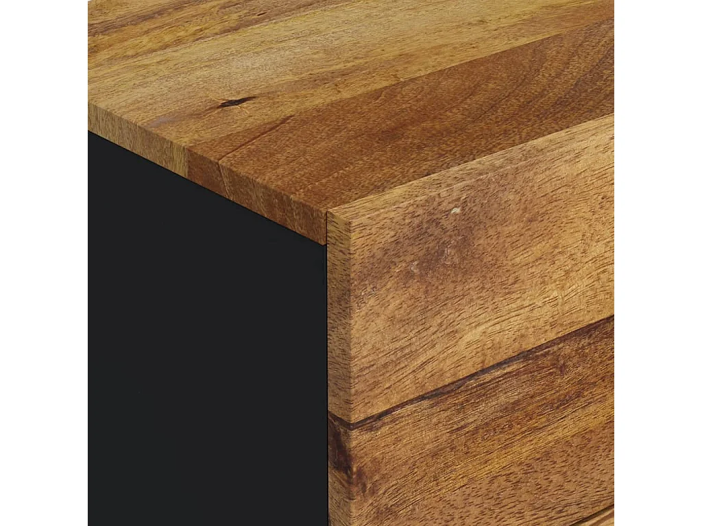 Buffet avec 3 tiroirs 40x33,5x75 cm bois massif de manguier