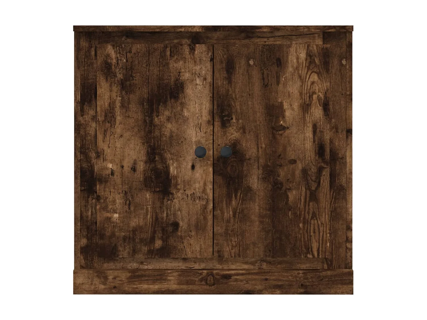 Dressoir 70x35,5x67,5 cm bewerkt hout gerookt eikenkleurig