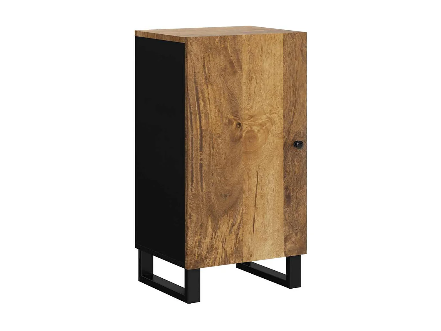 Buffet avec porte 40x31x75 cm bois massif de manguier