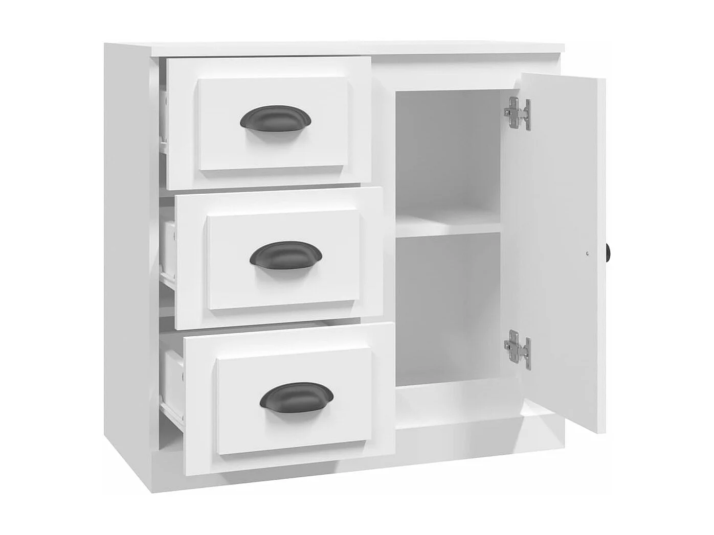 Aparador 70x35,5x67,5 cm derivados de madeira branco