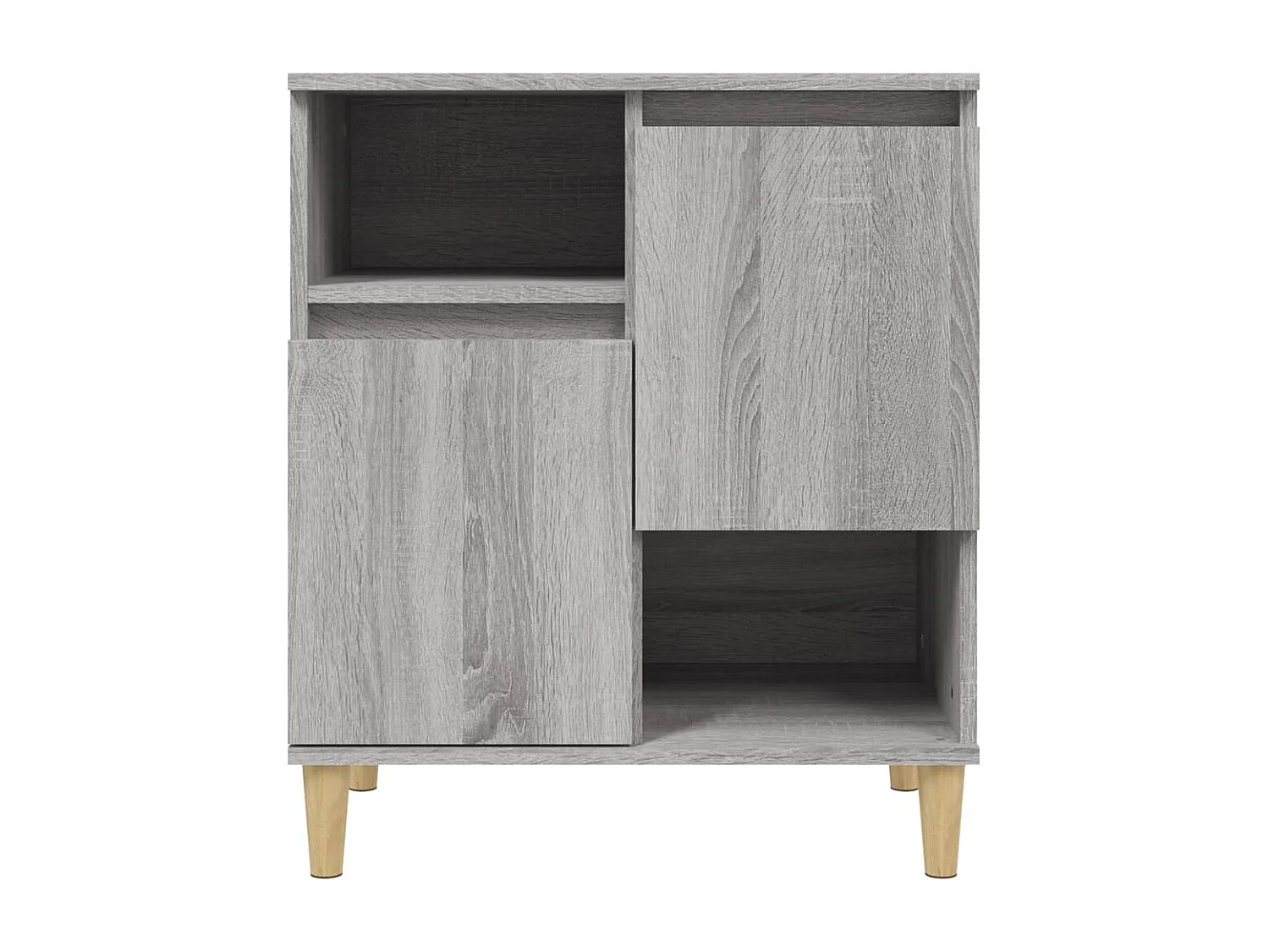 Buffets 3 pcs sonoma gris 60x35x70 cm bois d'ingénierie