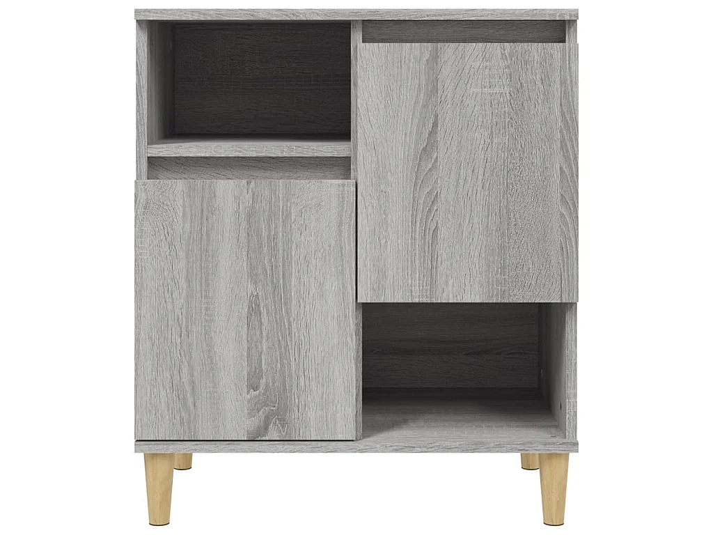 Buffets 3 pcs sonoma gris 60x35x70 cm bois d'ingénierie