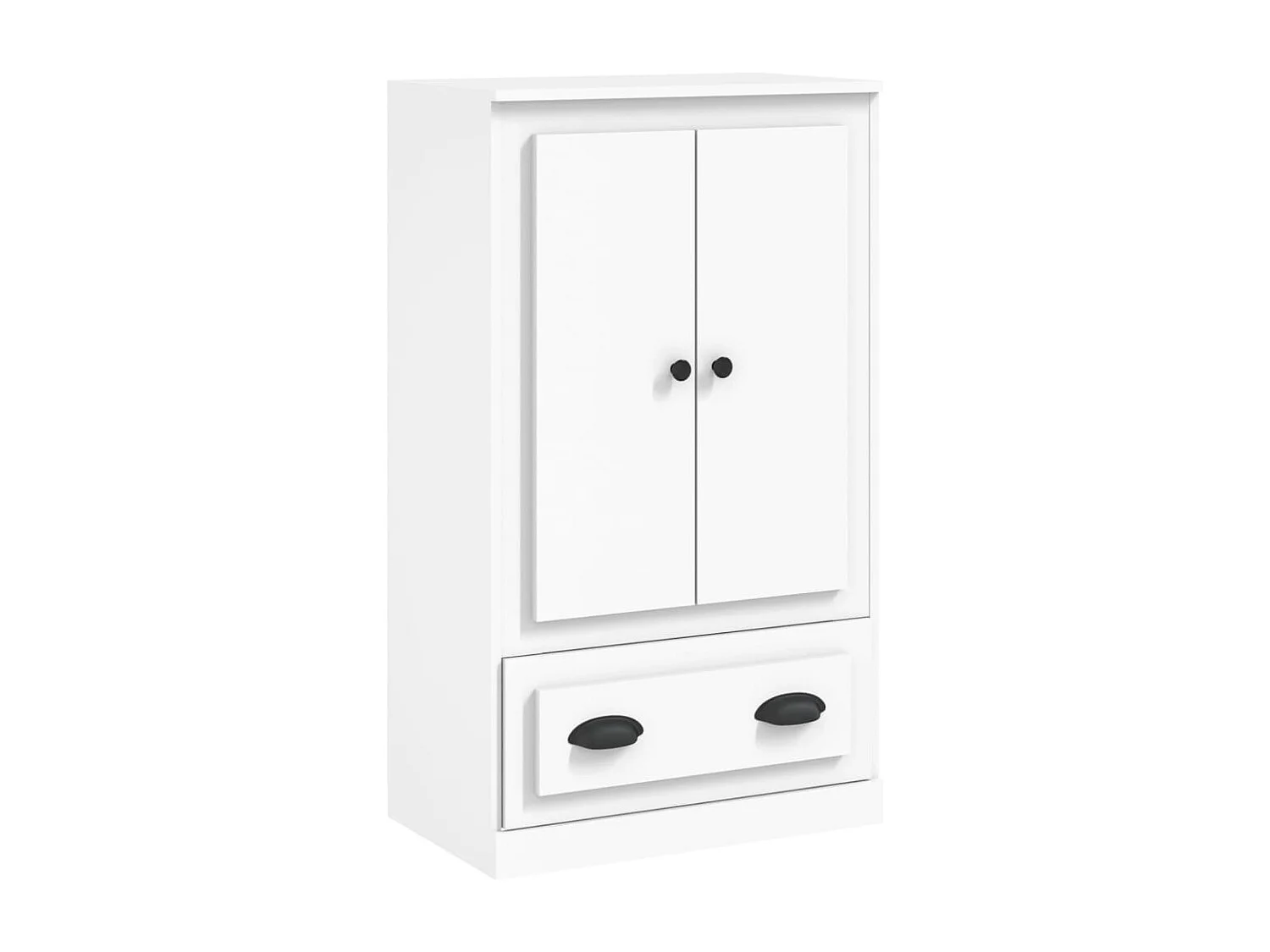 Highboard Weiß 60x35,5x103,5 cm Holzwerkstoff